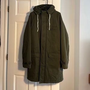Scotch and Soda Men’s Army Green Winter Parka